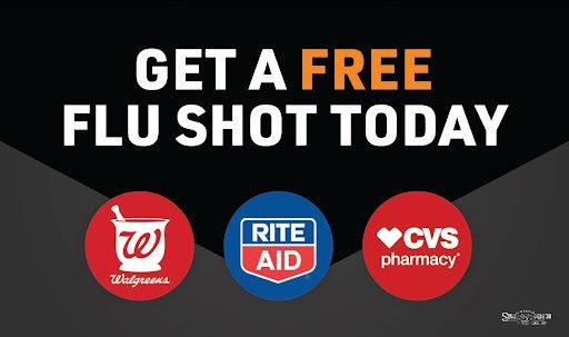 Free Flu shot promo